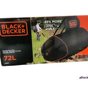 BLACK+DECKER GWBP1 Mochila(BOLSA) para soplador de hojas 72 Litros