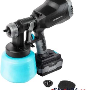 Cecotec Pistola de Pintura sin Cables CecoRaptor Color 4020 Ultra