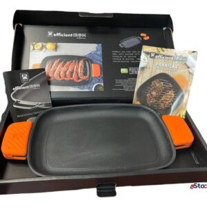 Parrilla Rectangular Lisa,35 cm BRA Efficient Iron