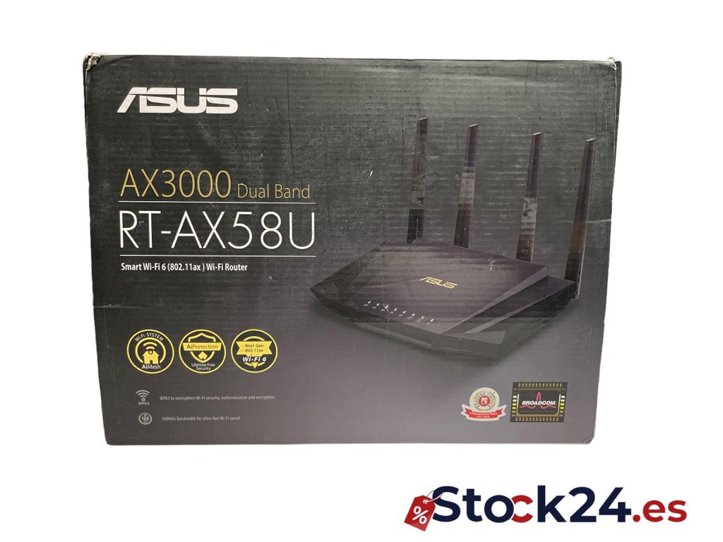 ASUS RT-AX58U - Router WiFi 6 AX3000 160Mhz Doble Banda