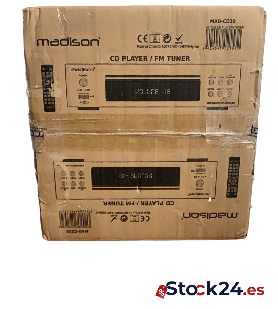 Reproductor de CD y sintonizador de FM con USB MAD-CD10 - MADISON