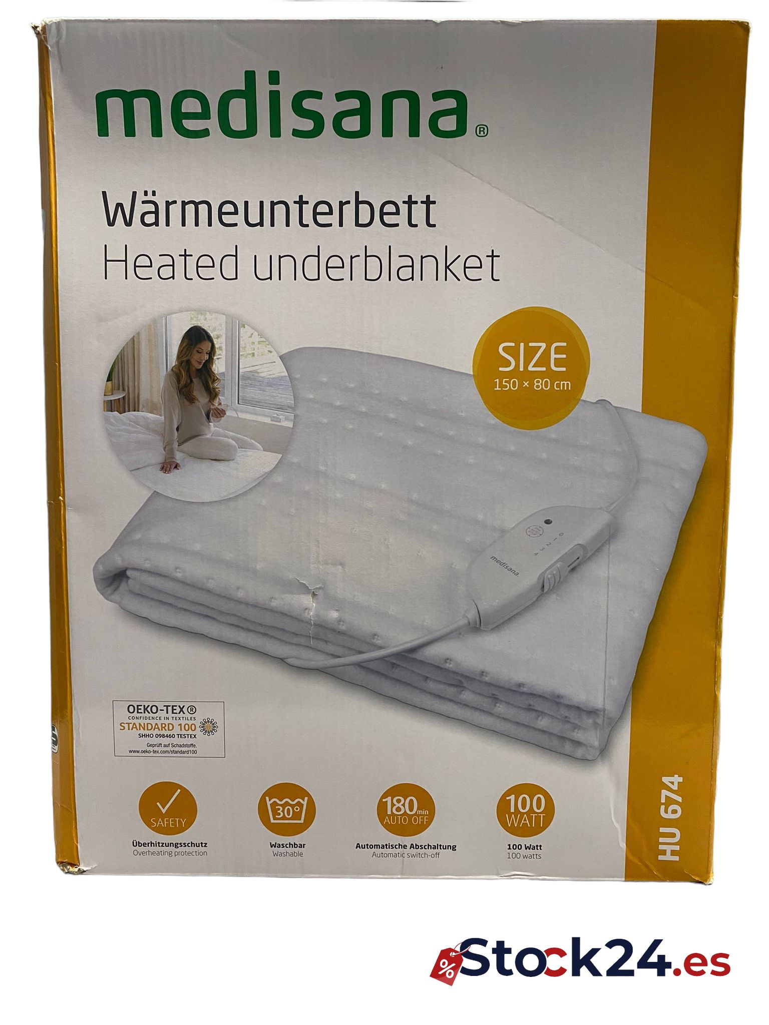 Calientacamas eléctrico medisana HU 674