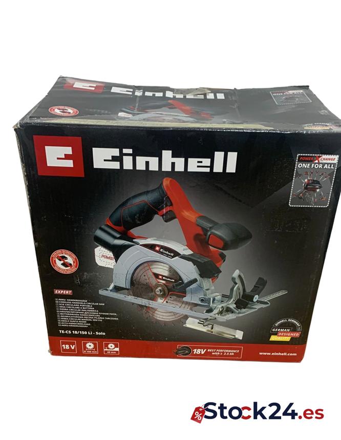 Sierra circular inalámbrica Einhell TE-CS 18/150