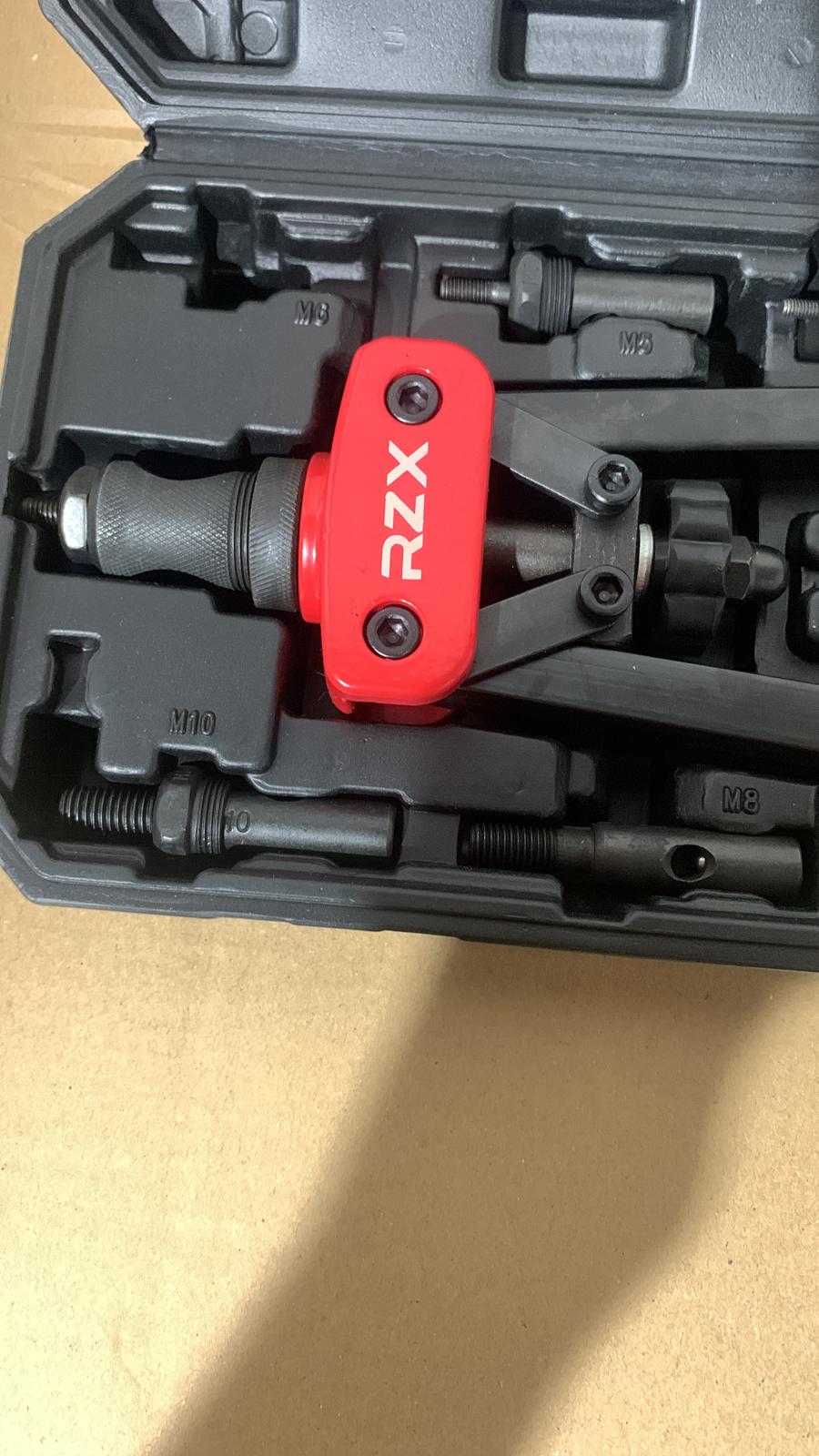 Remachadora de 36 cm, kit profesional HARDWARE WORLD