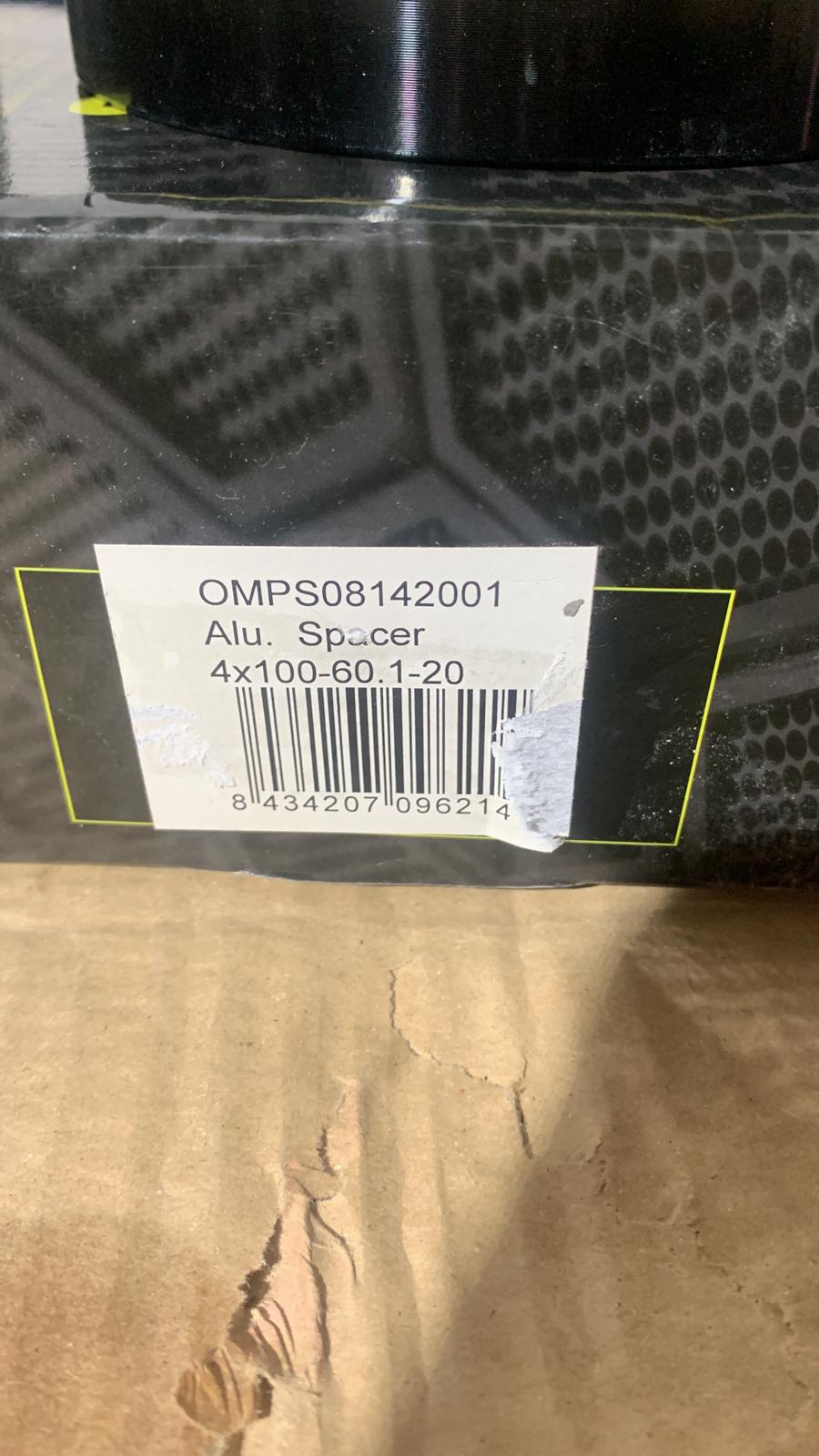 SEPARADORES OMP SPEED 20MM 4X100 60.1 M12X1.5 - Imagen 2