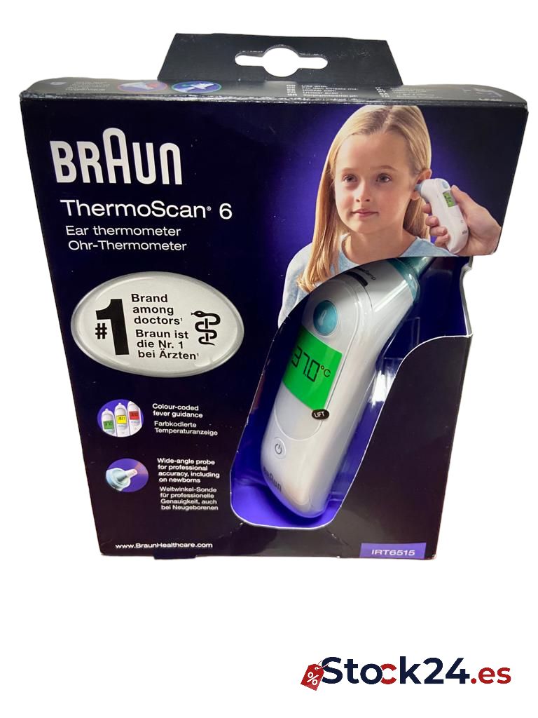 Braun Termómetro de oído ThermoScan 6 IRT6515,