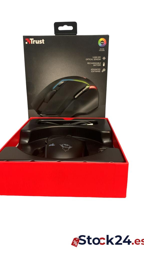 Ratón inalámbrico gaming RGB Trust GXT 161 Disan