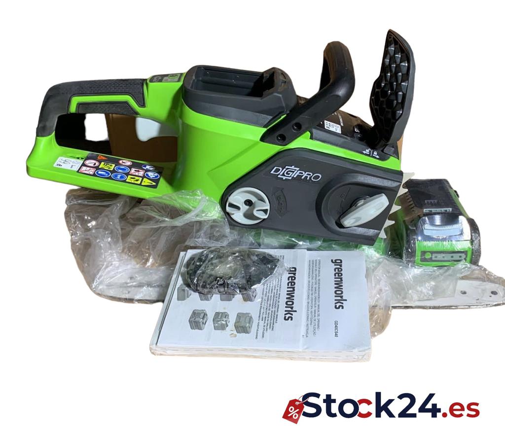 Greenworks Motosierra de batería GD40CS40