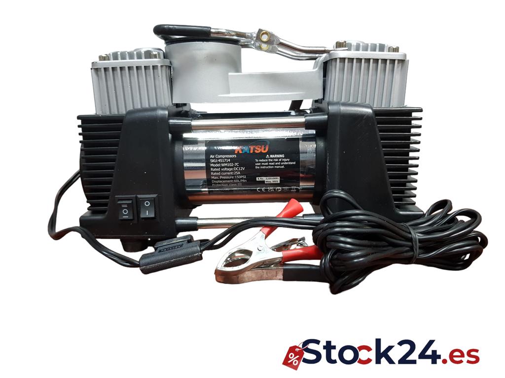 Compresor de Coche KATSU 2 Cilindros