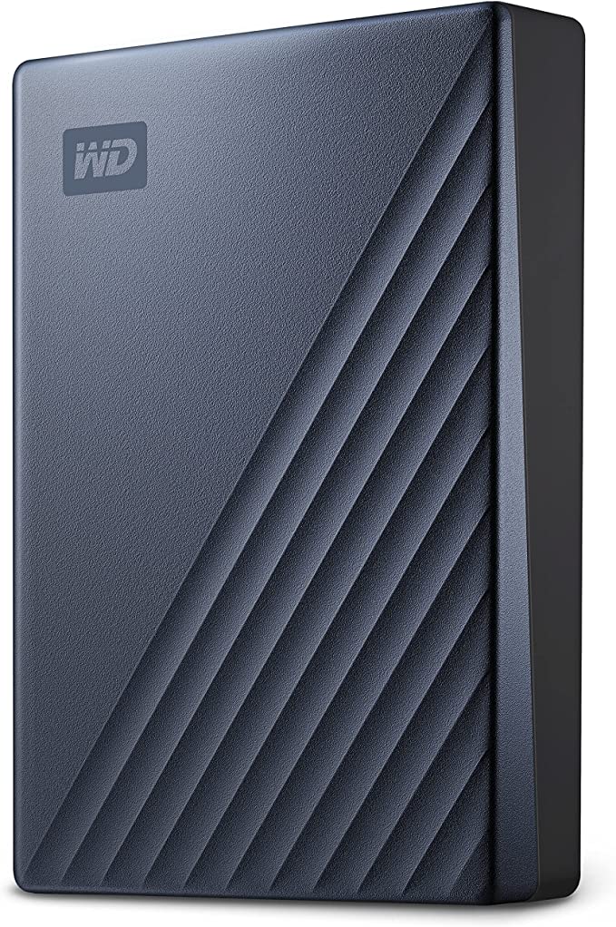 WD 5TB My Passport Ultra Azul-Disco duro portátil, USB 3.0