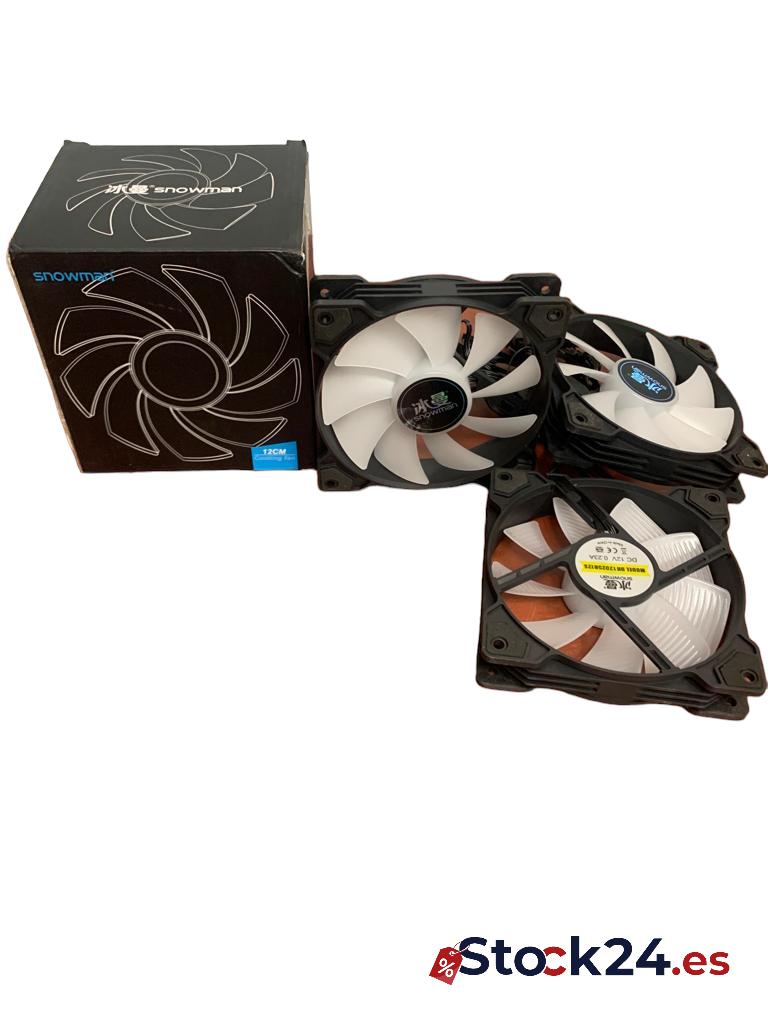 Ventilador de PC 12 CM SNOWMAN pack de 3