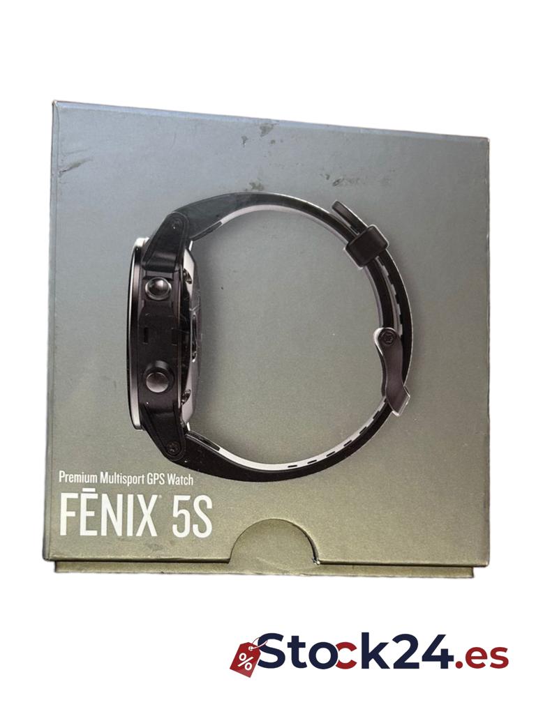 Garmin, Fenix 5S Bluetooth Black Sport Watch – Sport reloj (Black, Polymer, Stainless Steel, Water resistant, silicona, 10 ATM), Unisex adulto, Negro, 42 - Imagen 3