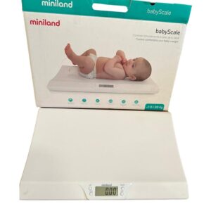 Miniland - báscula para bebés de gran precisión y sencillo manejo