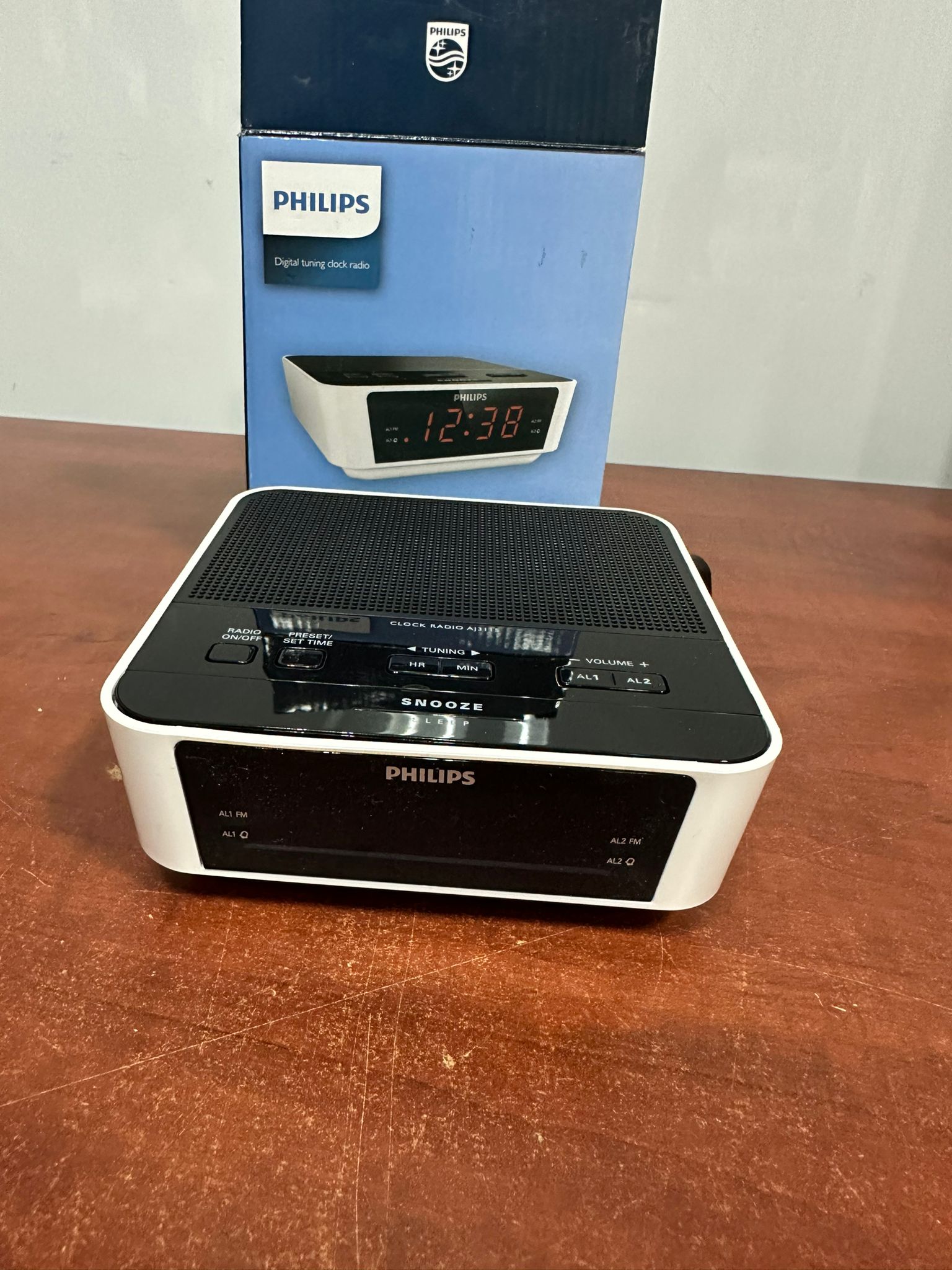 Philips AJ3115 - Radio Despertador, Blanco - Imagen 3