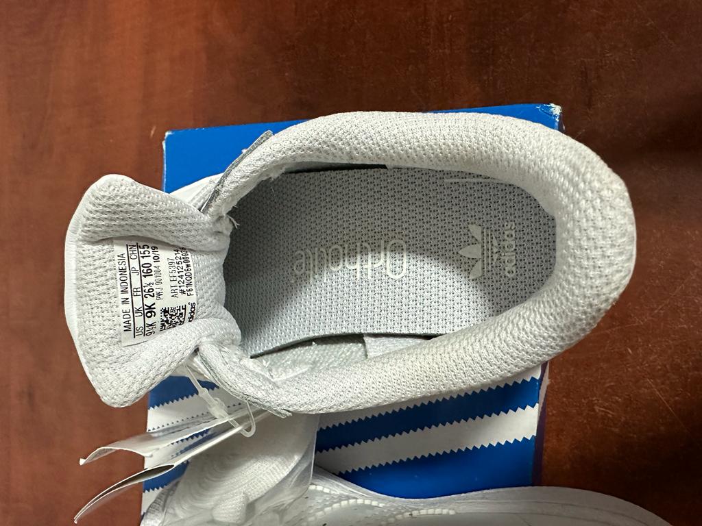 Adidas Superstar Sneakers Unisex niños, Blanco Talla 26.5 - Imagen 4