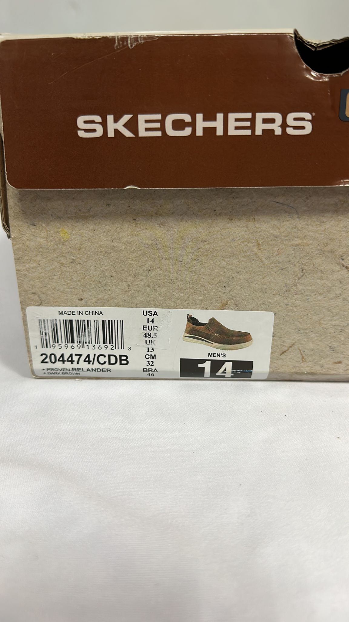Skechers Relander Proven, Zapatillas Hombre T 48.5 - Imagen 4
