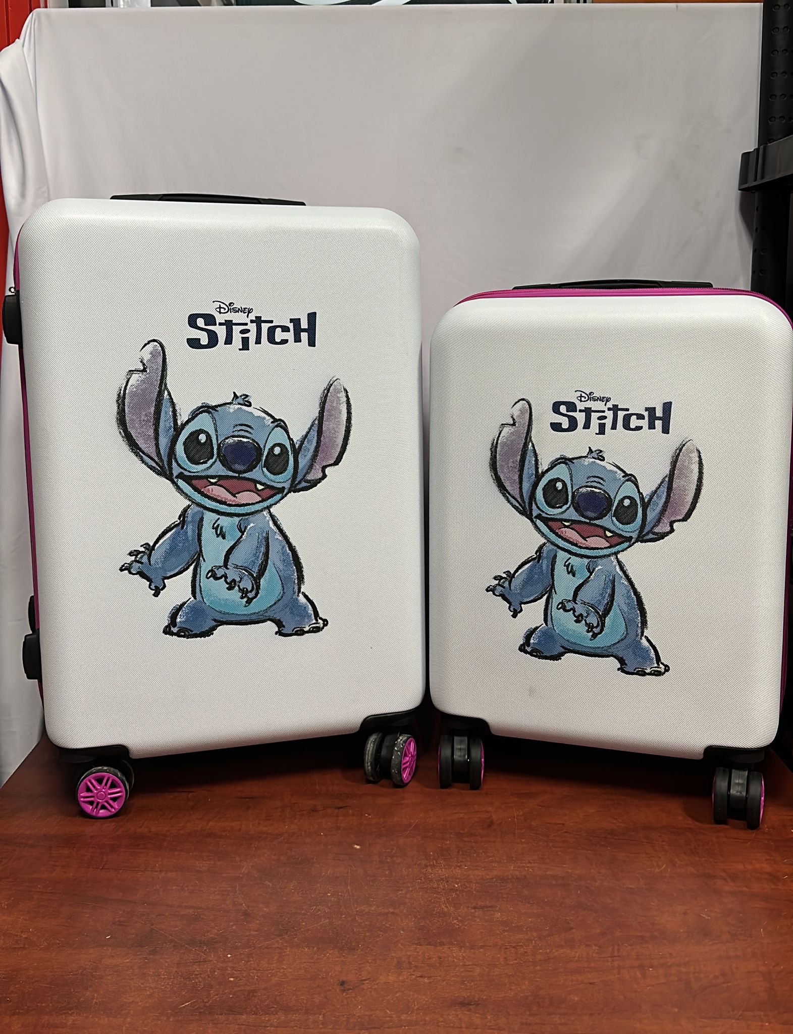 Disney Adorable Stitch Juego Maletas Blanco 55/65 - Imagen 3