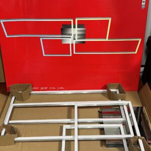 Lámpara de techo LED regulable, control remoto