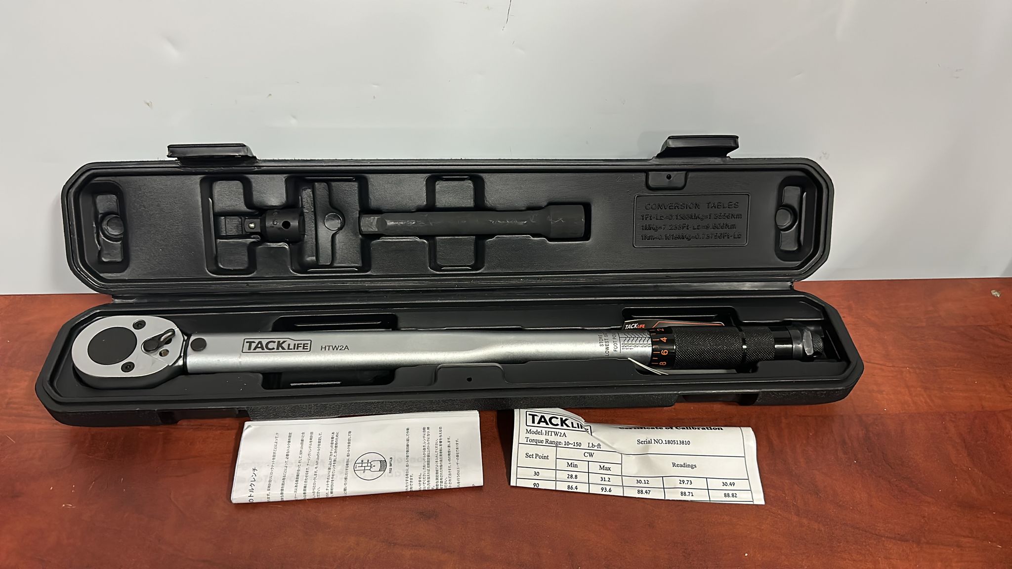 Tacklife HTW2A LLAVE DINAMOMETRICA