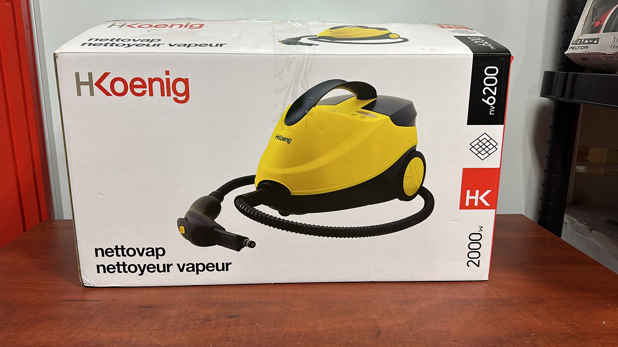 H.Koenig NV6200, Limpiador a Vapor, Potencia 2000W