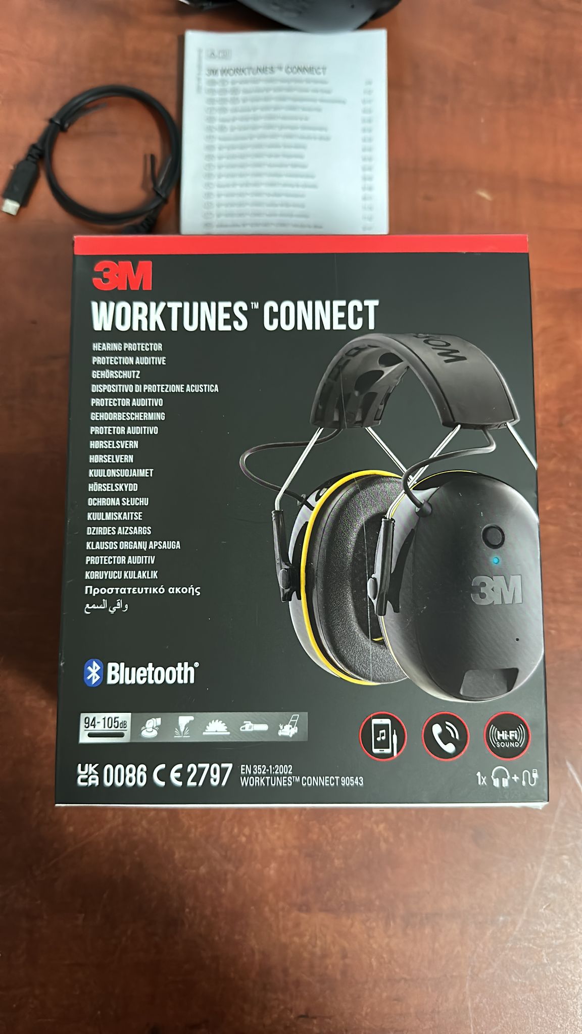 3M WorkTunes Bluetooth® Orejeras de protección