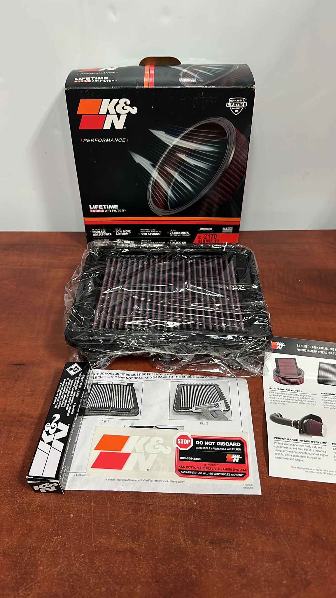 Filtro de Aire Coche K&N 33-2170 TOYOTA Y LEXUS