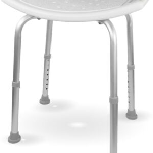 Mobiclinic®, San Fermín, Silla de Ducha, Taburete de baño, Marca española, Ortopédica, Aluminio