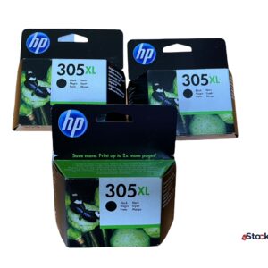 HP 305XL 3YM62AE, Negro, Cartucho de Tinta de Alta Capacidad Original –  stock24