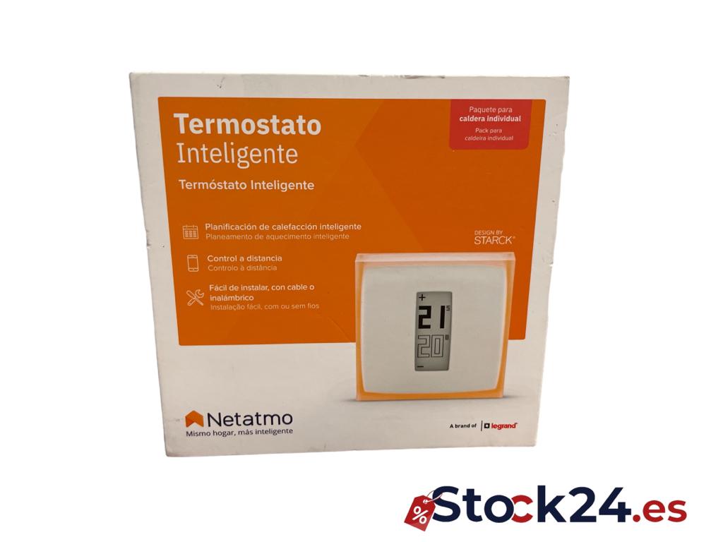 Netatmo NTH-ES-EC Termostato Wifi Inteligente para caldera individual,  Color Blanco – stock24