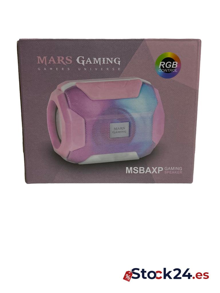 ALTAVOZ BLUETOOTH RGB MSBAX - Mars Gaming