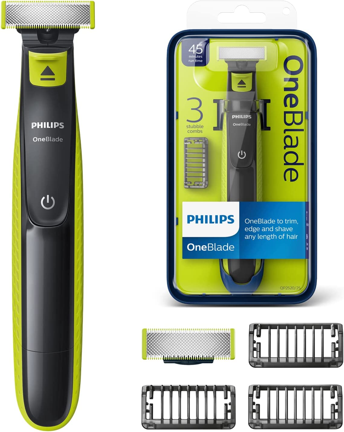Nuestra compañía Primitivo lanzadera Philips QP2520/30 OneBlade – Recortador de barba – stock24