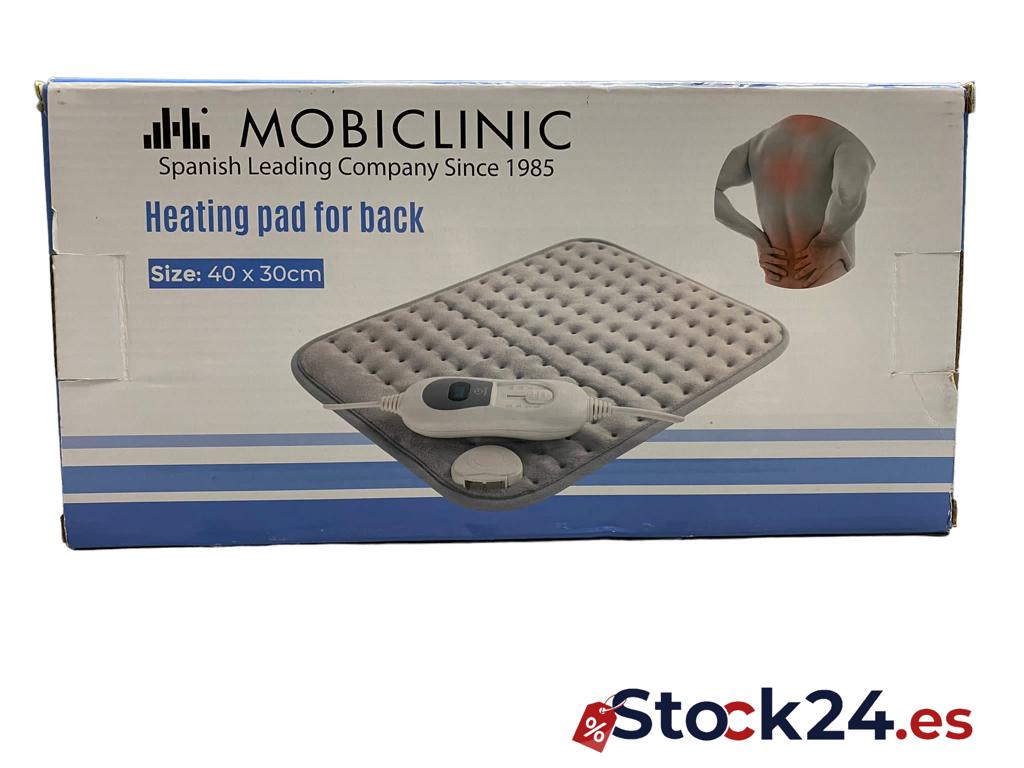 Mobiclinic Almohadilla eléctrica Térmica dorsal 6 niveles de calor Apagado  automático Marca Española Para espalda lumbares